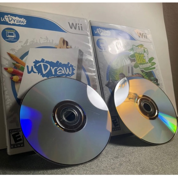 Pre-owned UDraw Studio Set. For Nintendo Wii. 2 Games and UDraw Pad.. - Picture 4 of 7